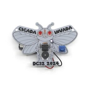 Cicada Invada DIY Kit - Badgelife Soldering Project