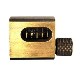 Cut Away Practice Lock with Spool Pins for Lock Picking Training