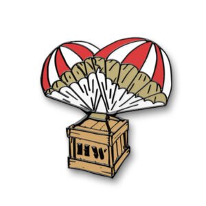 Supply Drop Crate Enamel Pin - Hacking Gear Collectible