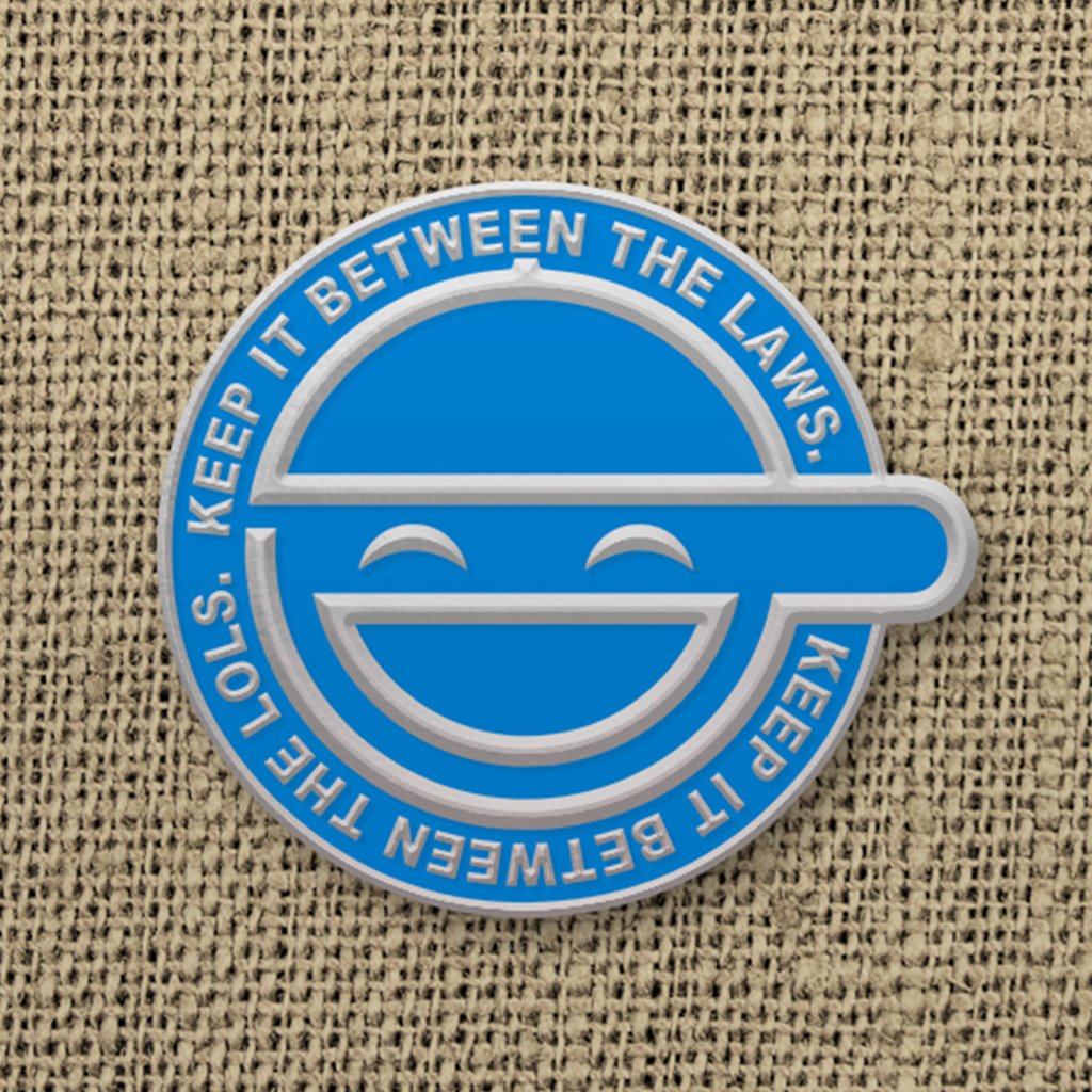 Laughing Man Enamel Pin - Iconic Hacking Culture Badge - Image 3