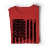 Distressed Lockpick Flag Unisex T-Shirt | Hacker Apparel - Image 9