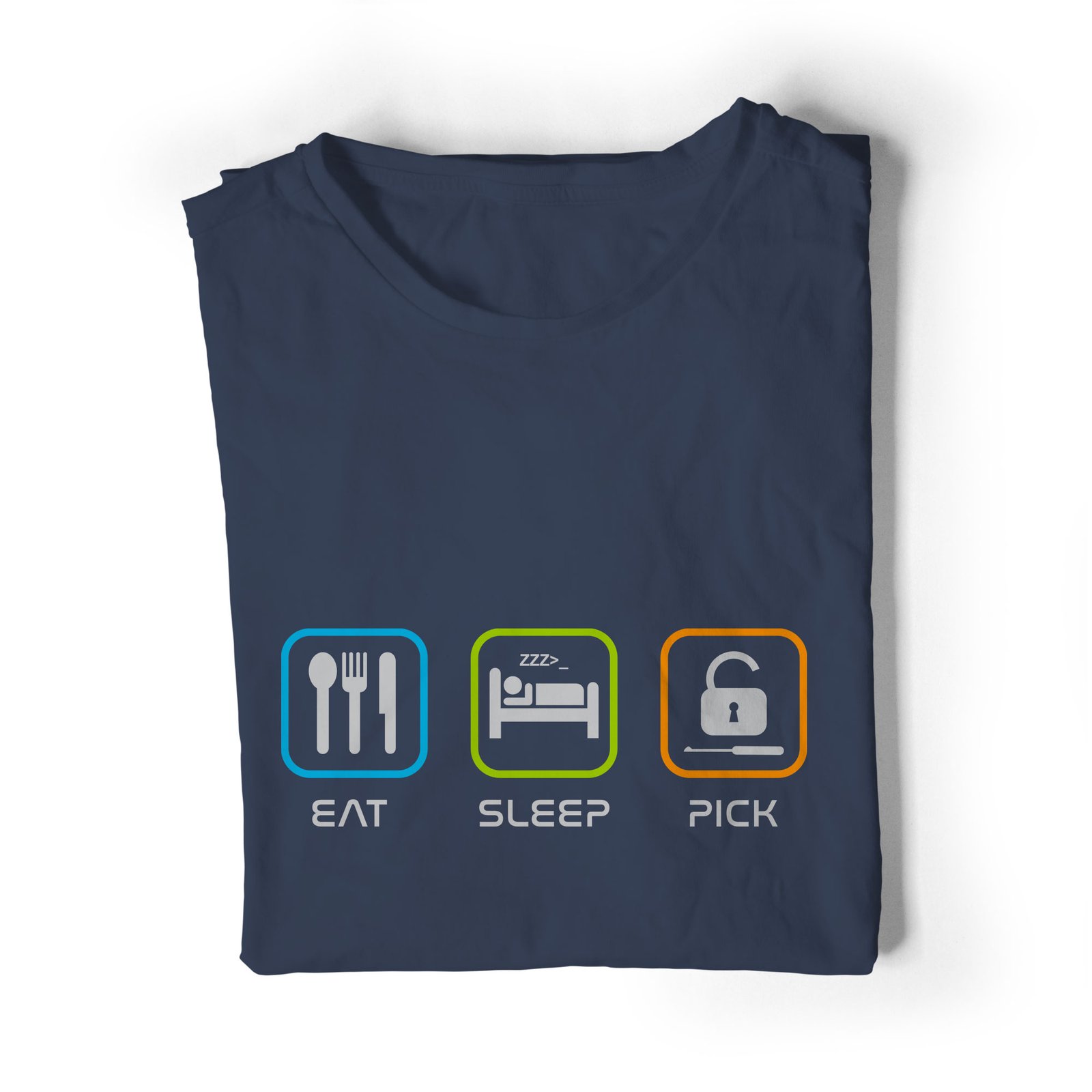 Eat. Sleep. Pick. Unisex T-Shirt | Lock Picking Hacker Apparel