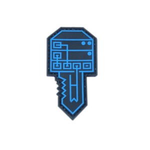 NET Key PVC Patch - Durable Hacker Morale Badge