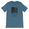 Distressed Lockpick Flag Unisex T-Shirt | Hacker Apparel - Image 13