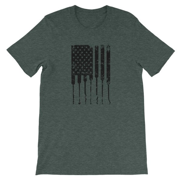 Distressed Lockpick Flag Unisex T-Shirt | Hacker Apparel - Image 2
