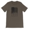 Distressed Lockpick Flag Unisex T-Shirt | Hacker Apparel - Image 12