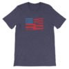 Distressed Lockpick Flag Unisex T-Shirt | Hacker Apparel - Image 12