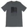 Distressed Lockpick Flag Unisex T-Shirt | Hacker Apparel - Image 11