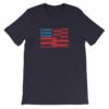 Distressed Lockpick Flag Unisex T-Shirt | Hacker Apparel - Image 13