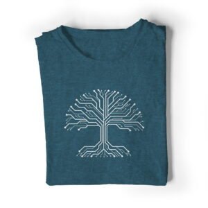 Digital Tree Roots Unisex T-Shirt - Hacker Apparel